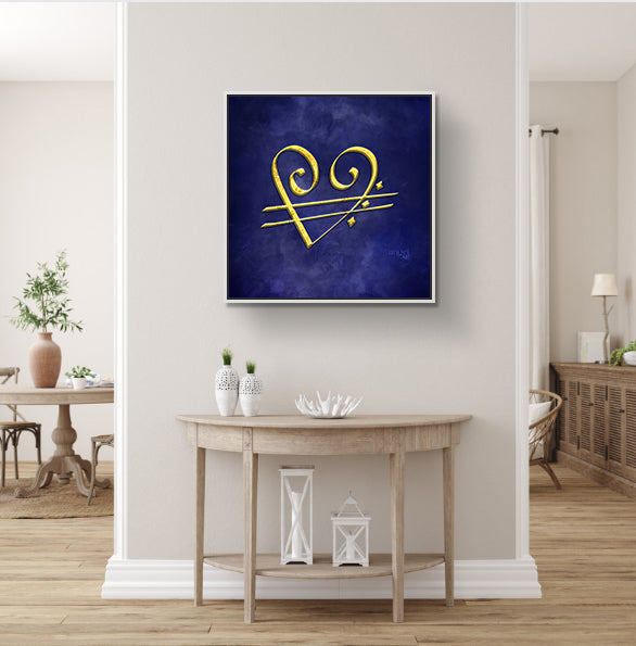 Unconditional love - Angel Art - framed canvas