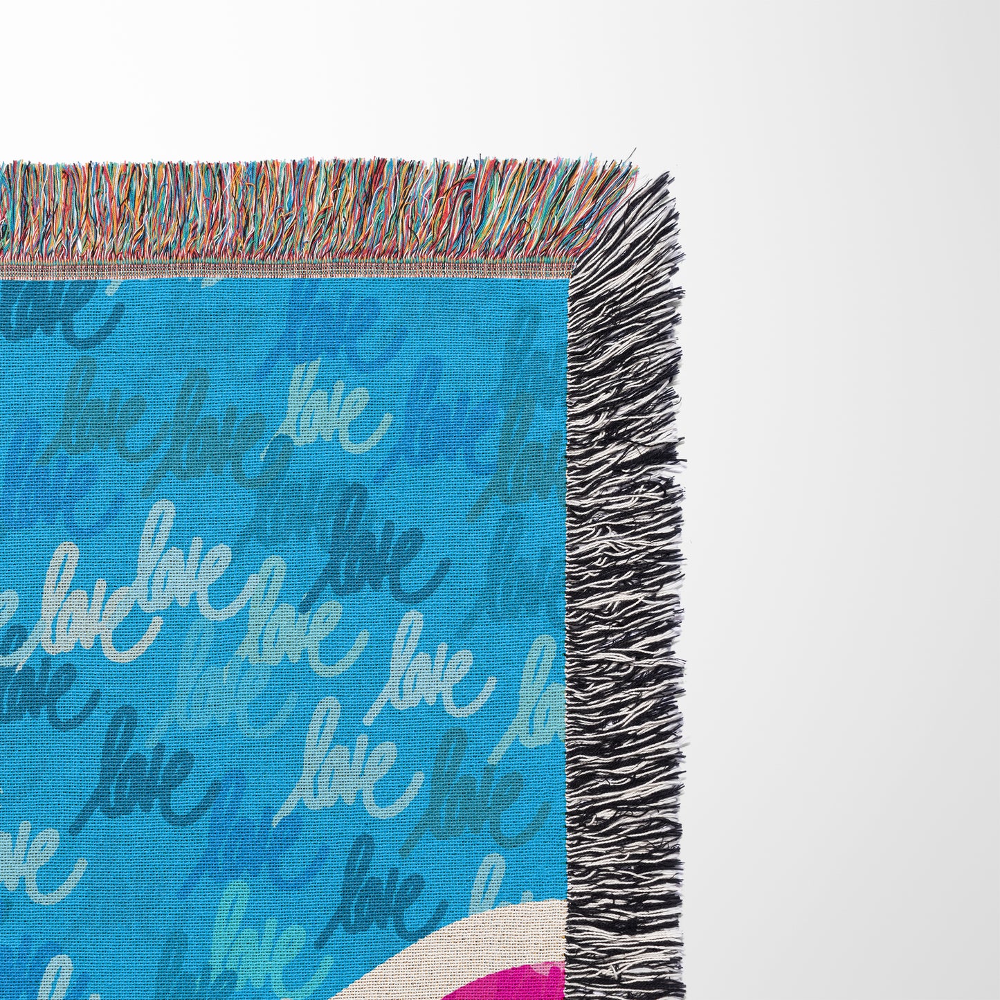 Love always wins woven blankets