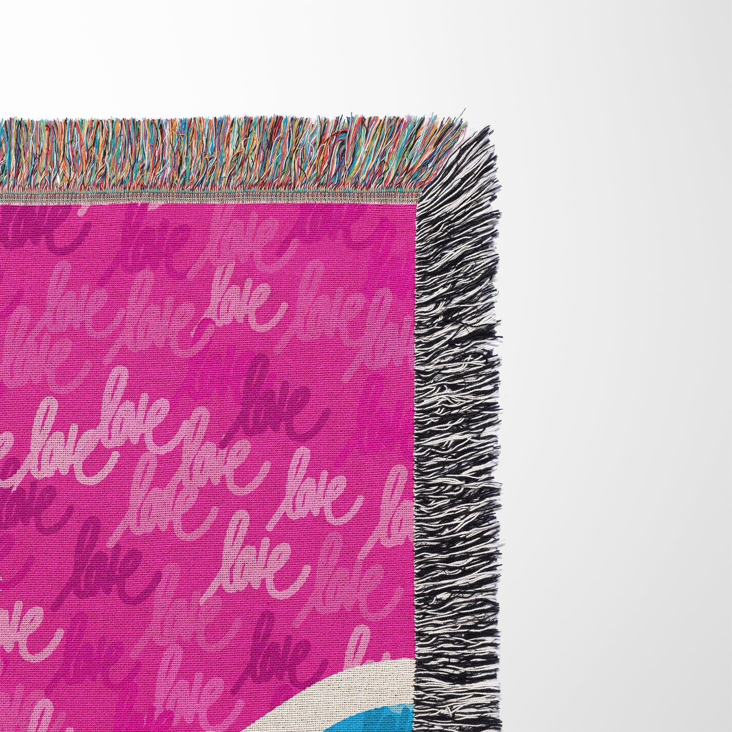 Love always wins woven blankets