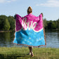 Love always wins woven blankets