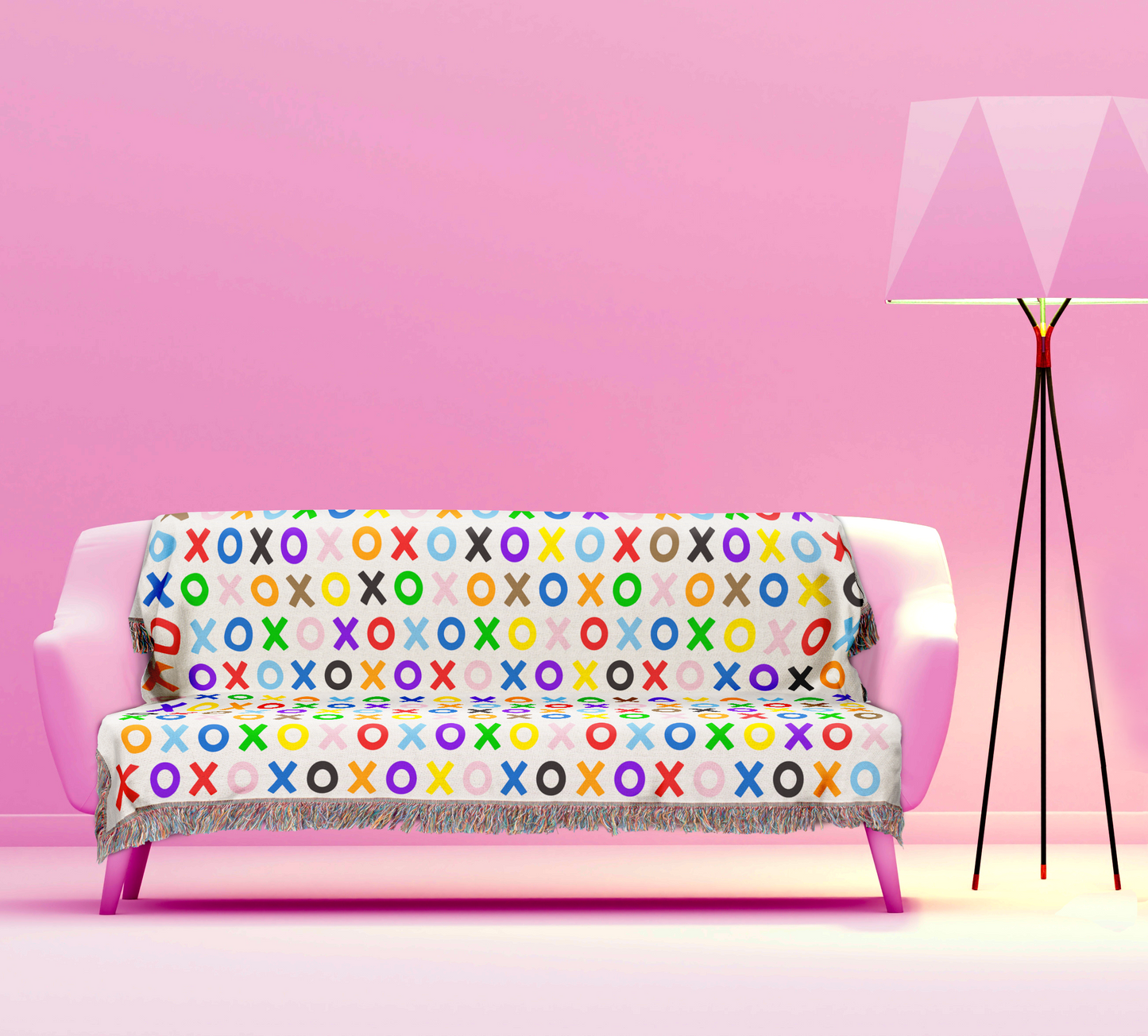 XOXO woven blankets