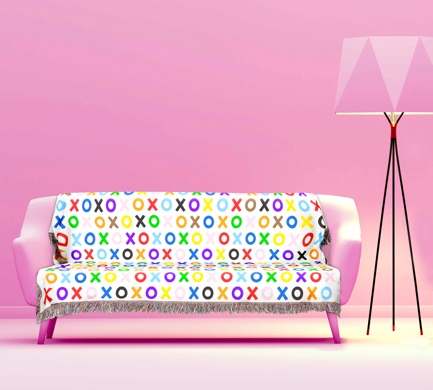 XOXO woven blankets