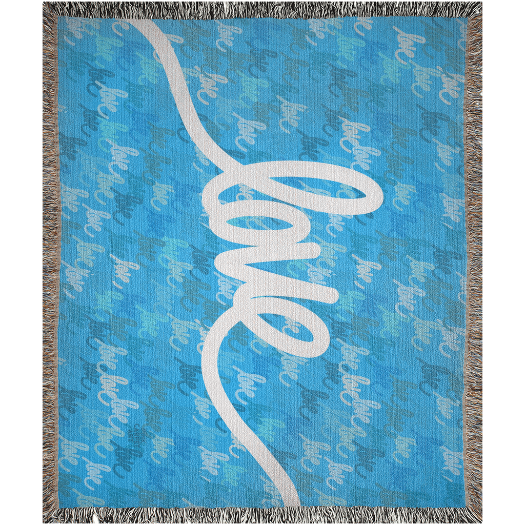 Love always wins woven blankets