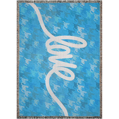 Love always wins woven blankets