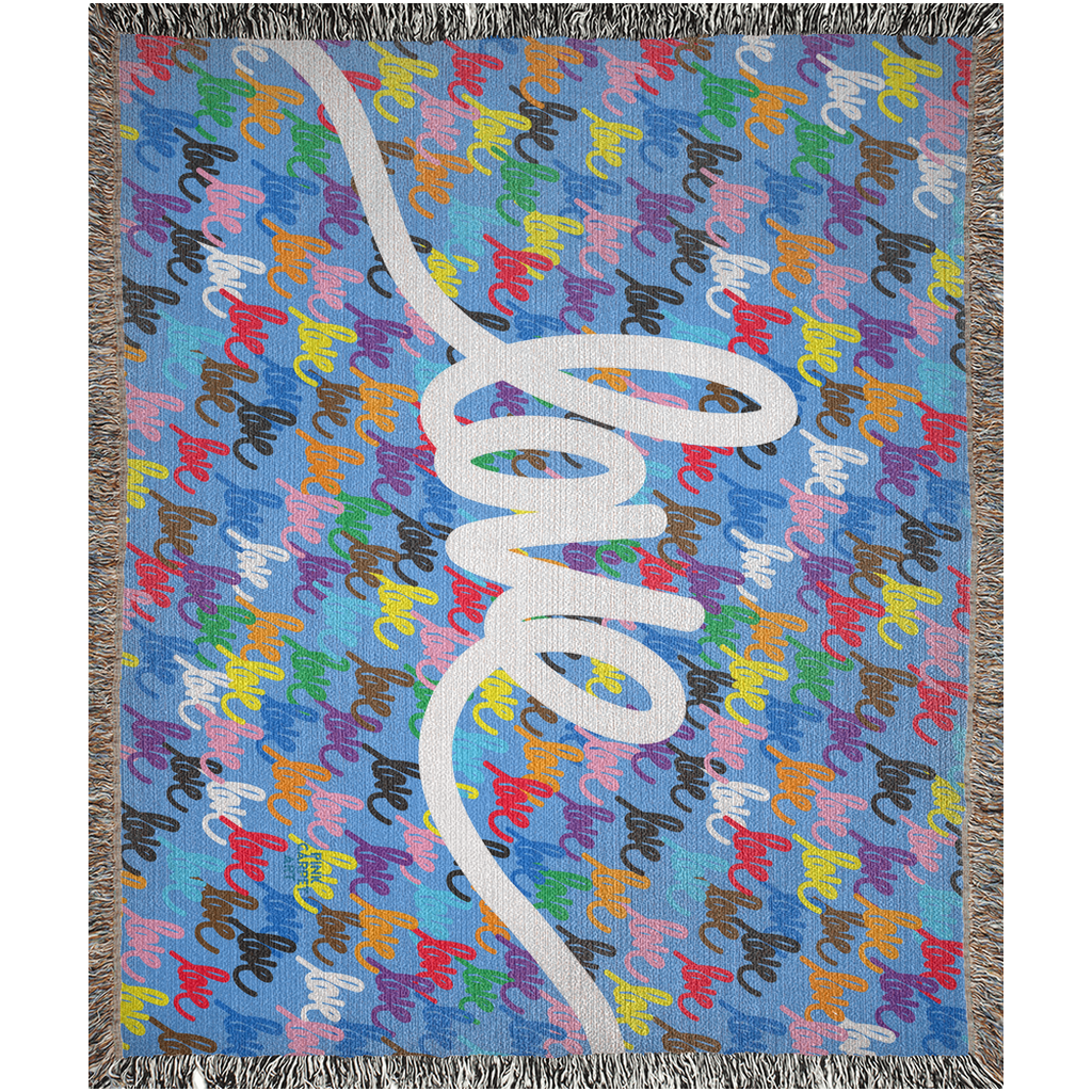 Love always wins woven blankets