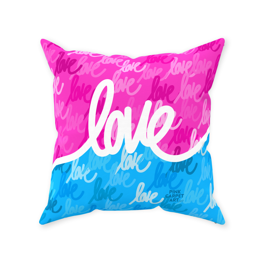 Love always wins woven blankets